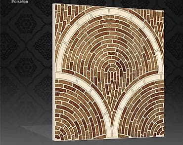 dekor das: Porselein kafel kolleksiyası - Material: yüksək keyfiyyətli porselein — 2