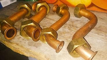 borular: Kombi Bağlantı Boruları (S-vari adapter) - 4 ədəd (1 komplekt) — 3