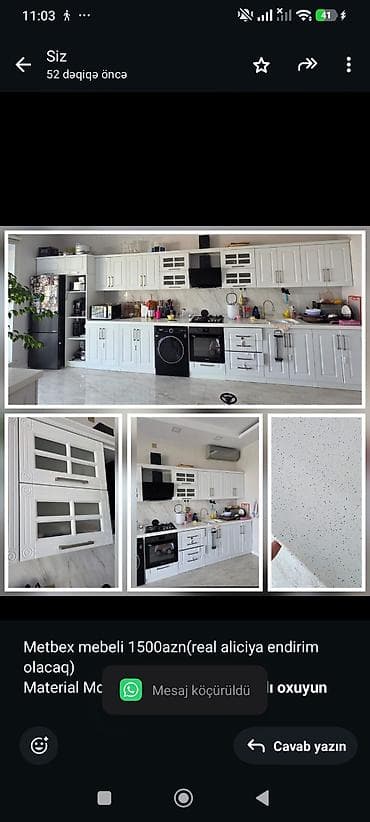 Metbex mebeli 1500azn(real aliciya endirim olacaq) Material Mdf lalafo.az -da Metbex mebeli 1500azn(real aliciya endirim olacaq) Material Mdf