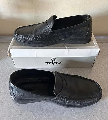 əyaqabı: Tripy kişi mokasinləri - Brend: Tripy - Rəng: qara - Model: klassik — 2