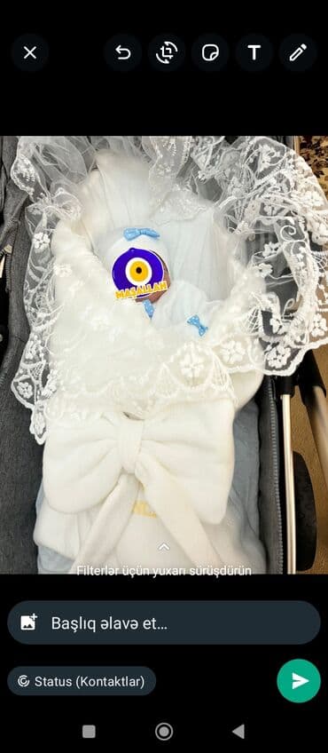 Oyuncaqlar: Salam bu gorduyunuz xestexana cixiwi konvert ve uwaq geyimi cemi 1 — 2