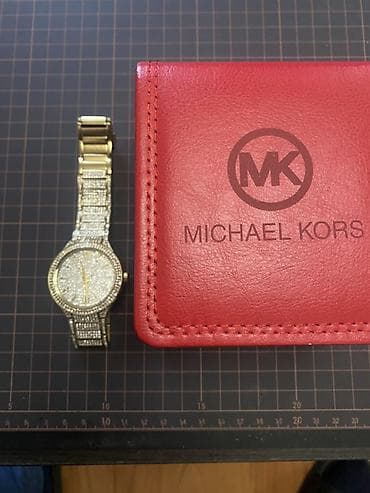 bil: İşlənmiş, Qol saatı, Michael Kors, rəng - Qızılı — 4