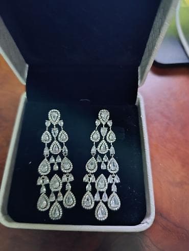 yuxuda sirga: Sırğa, Chopard, Gümüş — 9