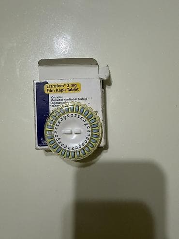 gun eynəyi: Məhsul: Estrofem 2 mg, film qaplı tablet orjinal türkiyeden — 1