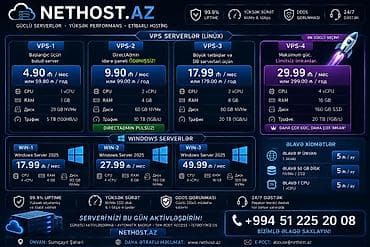 iphone 7 barter: 🚀 NETHOST.AZ — Sürətli və Etibarlı VPS Serverlər! 🌐 Linux VPS — 4.90 — 1
