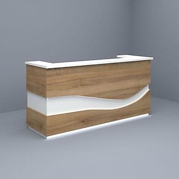 Resepsiyon/Lobbi masası – müasir dizayn - Material: MDF lam və