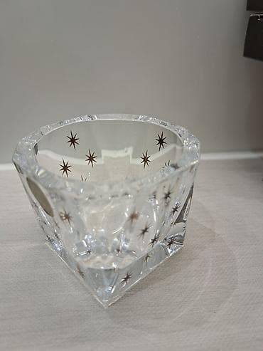 ritual samlar: Cristal d’Arques France – orijinal qurğuşun kristal kasə - Brend — 3