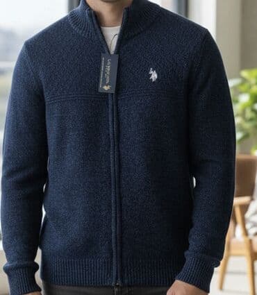 kişi üzükləri: Sviter, U.S. Polo Assn, M, rəng - Göy — 1