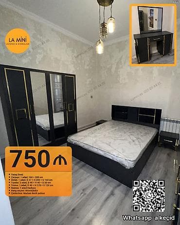 trimo mebel: Yataq Dəsti – LA MiNi (Laconic & Minimalism) Komplektə daxildir — 1