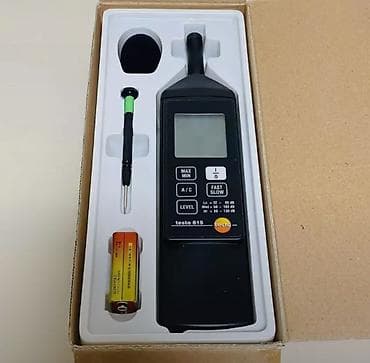 kir: Sonometr Model: Testo 815 Geniş mühitlərdə dəqiq səs-küy ölçmələri — 6