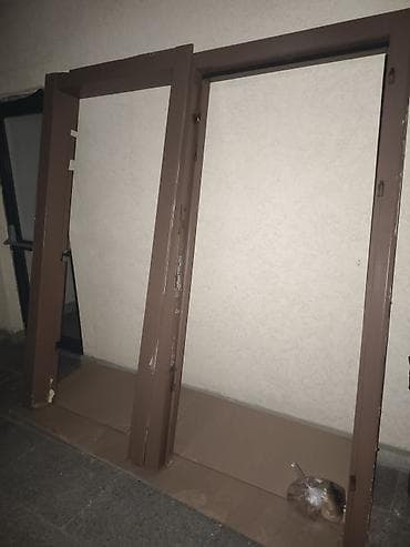 qab desdi: Dəmir giriş qapısı və qutu komplekti - Material: möhkəm metal — 2