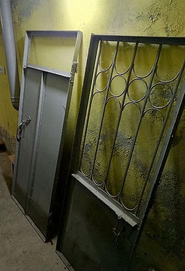 Metall qapılar və dəmir barmaqlıq panel - Material: qalın poladdan