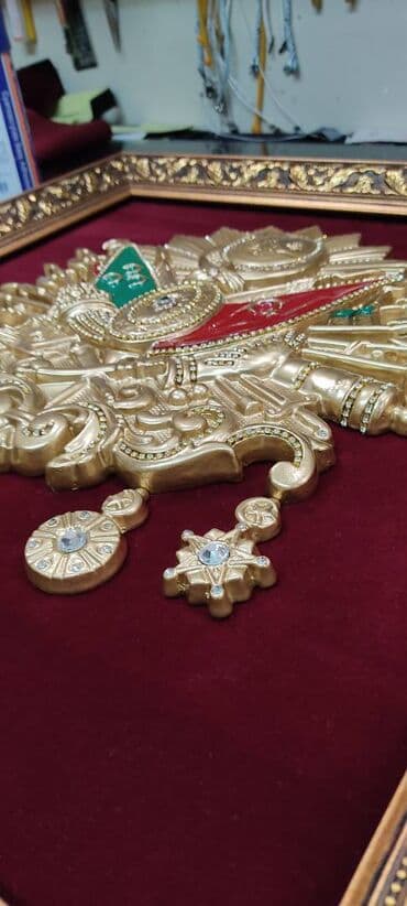 idman şəkilləri: Osmanlı Tuğrası Bakıda. qızılı və gümüşü rənglərdə hazırlamışam. İdeal — 4