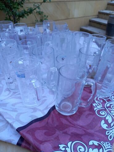 çen su: Qədəhlər, rəng - Ağ, Bərkidilmiş şüşə, Rusiya — 3