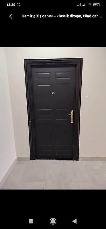 Seyf qapı Eni 1m Hündüru 2.08m,seliqəli teze kimi qapıdır