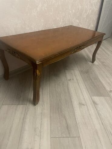 реставрация на мебели: Dördbucaq masa, Açılmayan, Təkərsiz, Taxta, Zəmanətsiz — 1