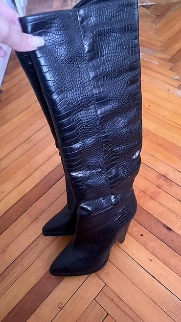 Aksesuarlar: Çəkmə, Ölçü: 37, rəng - Qara, Yeni — 1