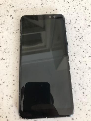 Samsung Galaxy A8 2018, 64 ГБ, цвет - Черный, Две SIM карты