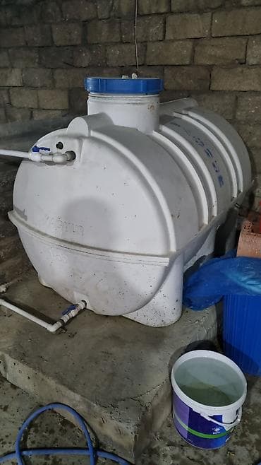 plastik: Bak, Plastik, 1500 l l, İşlənmiş, Ünvandan götürmə — 1