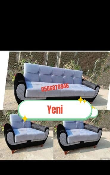 Sifarişlə restoran mebeli: Divan, Qonaq otağı üçün, Parça, Bazalı, Açılan, Kitab — 5