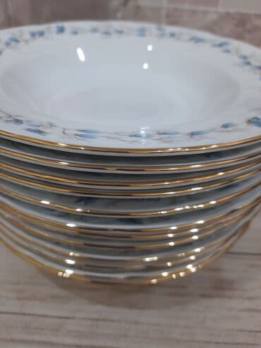 semra qab. qacaq instagram: Boşqablar, 6 ədədli dəst, rəng - Ağ, Farfor, Çexiya — 5