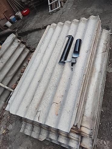 ucuz misarlar: Dalğalı şifer dam örtüyü vərəqləri - Material: dalğalı şifer (boz — 4