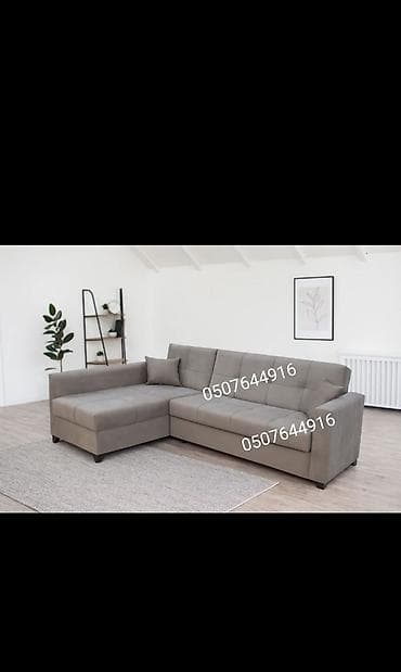 divan uqlavoy: Künc divan, Qonaq otağı üçün, Parça, Bazalı, Açılan, Kitab — 1