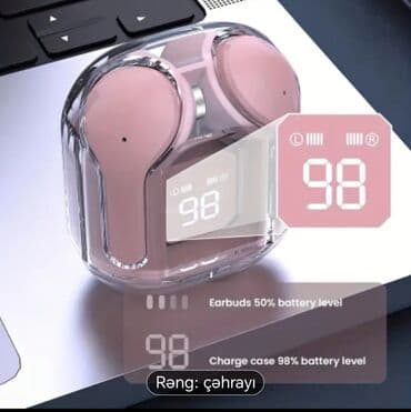 type c qulaqlıq: Новый Беспроводные (Bluetooth) Наушники, цвет - Белый — 9