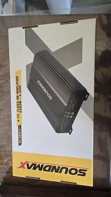 ses guclendiriciler: Soundmax SX-2850.4 avtomobil gücləndiricisi - 4 kanallı, Class AB - 4 — 1