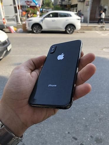 IPhone X, 256 GB, Qara, Face ID