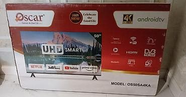 modul ci: Oscar OS50SA4KA 50" Android TV – UHD Smart televizor - 50 düym ekran — 1