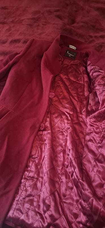 paltolar 2024: Palto, rəng - Qırmızı — 2