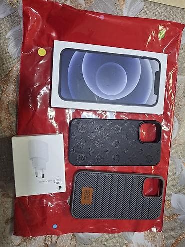 IPhone 12, 128 GB, Qara, Face ID