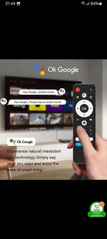 internet guclendirici modem: Yeni Smart TV boks 2 GB / 16 GB, Android — 5
