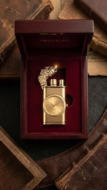 saatı: Yeni, Saat dəsti, rəng - Qızılı — 1