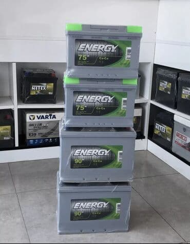Energy, 75 ah, Orijinal, Türkiyə, Yeni