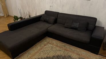 ofis üçün divan: Künc divan, İşlənmiş, Açılan, Bazasız, Parça — 1