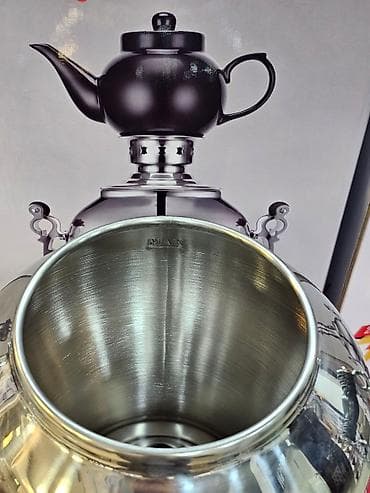 samovar cay: Elektrikli samovar silver model: sl-0044 elektri̇k semaver 4l — 9