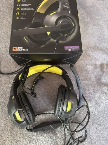 Mikrofonlar: Oyun qulaqlığı – Game Equipment Xüsusiyyətlər: - 40 mm dinamik — 1