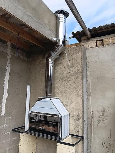 Paslanmayan poladdan tüstü bacaları və manqal üçün çəkici sistemlər