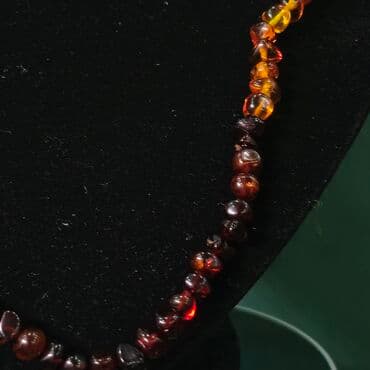 Original pribaltika tebii assorti kəhraba (янтарь) dest boyunbağ