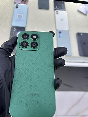 honor magic v: Honor X8b, 256 GB, rəng - Yaşıl, Barmaq izi, Face ID — 8