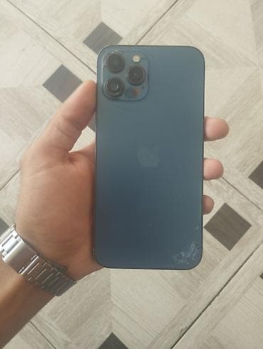 xiaomi note 12 s: IPhone 12 Pro Max, 256 GB, Sierra Blue, Qırıq — 1
