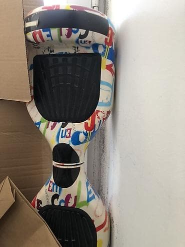 Qrafiti dizaynlı elektrikli hoverboard (self-balancing skuter) - — 1