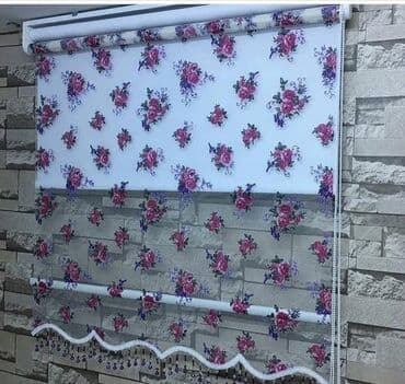 metbex üçün jaluz perdeler: Rum ştorları — 5