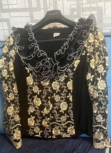 женские восточные костюмы: Qadın geyimləri dəsti 1) Qara ziyafət koftası – ön və qollarda qızılı — 1