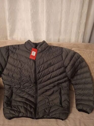 geynilmis paltarlar: New Balance kişi puff gödəkçəsi - Rəng: tünd boz/qaraya yaxın - — 3