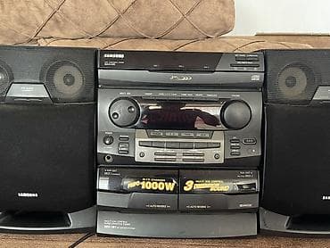 qulaq: Samsung MAX-630 mini komponent sistemi - Güclü səs: PMPO 1000W, “3 — 1