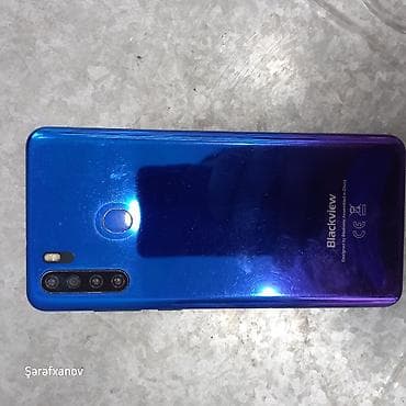 телефон fly wizard plus: Blackview smartfon - Korpus: parlaq mavi-bənövşəyi gradient arxa — 1