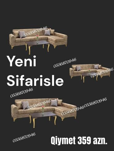 tek divan: Künc divan, Qonaq otağı üçün, Parça, Bazalı, Açılan, Kitab — 7